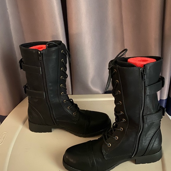 COPY - Women’s Biker/Combat Boots - Picture 3 of 5